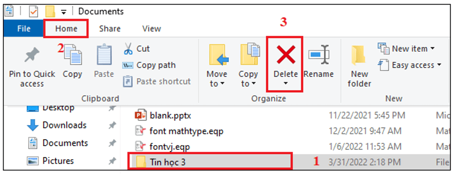 Trắc nghiệm Tin học lớp 3 Cánh diều Bài 3 (có đáp án): Em tập thao tác với thư mục