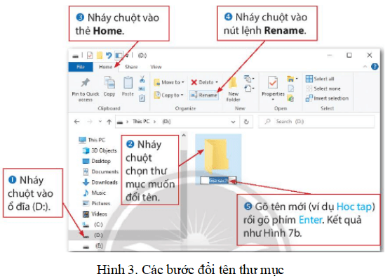 Lý thuyết Tin học lớp 3 Chân trời sáng tạo Bài 8: Làm quen với thư mục