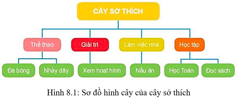 Lý thuyết Tin học lớp 3 Kết nối tri thức Bài 8: Sơ đồ hình cây. Tổ chức thông tin trong máy tính
