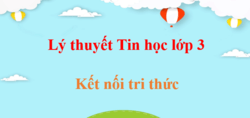 Lý thuyết Tin học lớp 3 Kết nối tri thức (hay, ngắn gọn) | Kiến thức trọng tâm tin lớp 3