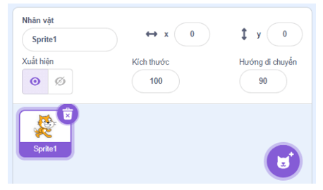 Trắc nghiệm Tin học lớp 4 Chân trời sáng tạo Bài 12 (có đáp án): Làm quen với scratch