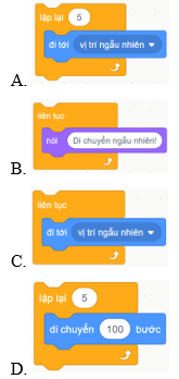 Trắc nghiệm Tin học lớp 5 Cánh diều Bài 6 (có đáp án): Cấu trúc lặp với số lần biết trước