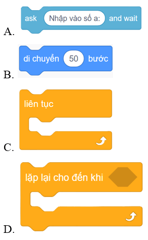 Trắc nghiệm Tin học lớp 5 Cánh diều Bài 8 (có đáp án): Cấu trúc lặp liên tục