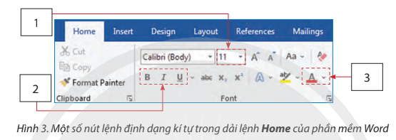 Tin học lớp 5 Chân trời sáng tạo Bài 7: Định dạng kí tự