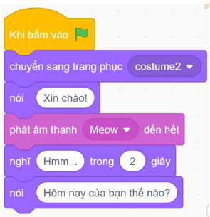 Trắc nghiệm Tin học lớp 5 Chân trời sáng tạo Bài 9 (có đáp án): Cấu trúc tuần tự 