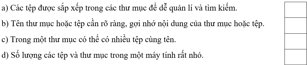 Trắc nghiệm Tin học lớp 5 Kết nối tri thức Bài 4 (có đáp án): Cây thư mục 