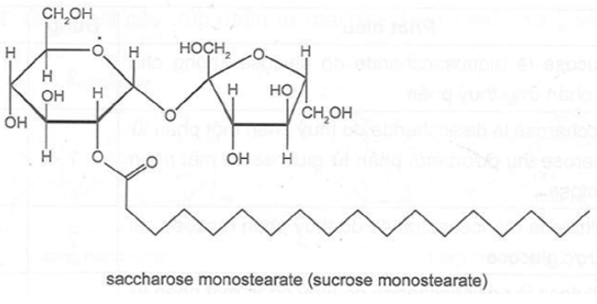 Saccharose monostearate là gì