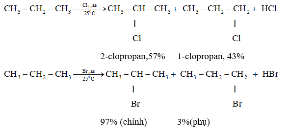 Tính hóa chất của Propan C3H8