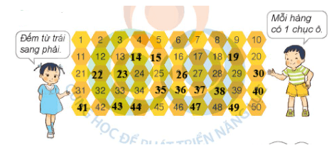 Toán lớp 1 Cùng học để phát triển Các số đến 50 (trang 24)