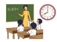 Toán lớp 1 Cùng học để phát triển Đồng hồ. Xem giờ (trang 82)