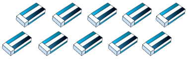 16 Bài tập trắc nghiệm Các số 6, 7, 8, 9, 10 lớp 1 (có lời giải) | Toán lớp 1 Kết nối tri thức