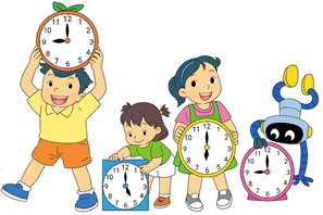10 Bài tập trắc nghiệm Xem giờ đúng trên đồng hồ lớp 1 (có lời giải)
