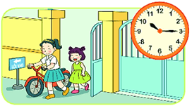 10 Bài tập trắc nghiệm Xem giờ đúng trên đồng hồ lớp 1 (có lời giải)