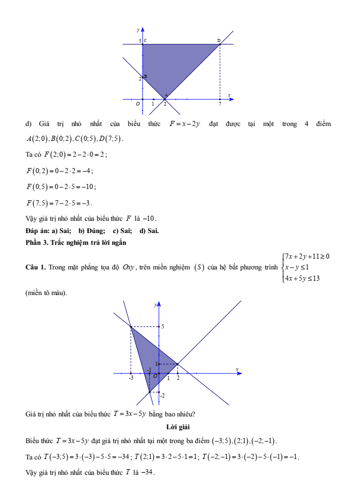 Đề kiểm tra Toán 10 Cánh diều Chương 2 (có lời giải)