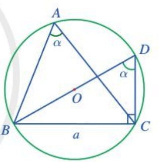 Cho tam giác ABC nội tiếp đường tròn tâm O, bán kính R và có BC = a
