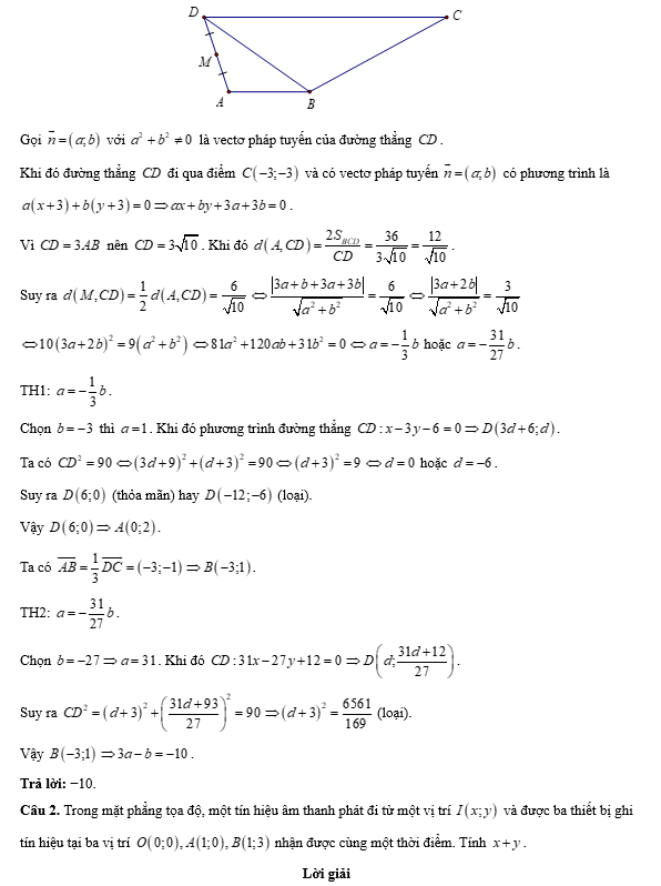 Đề kiểm tra Toán 10 Chân trời sáng tạo Chương 8 (có lời giải)