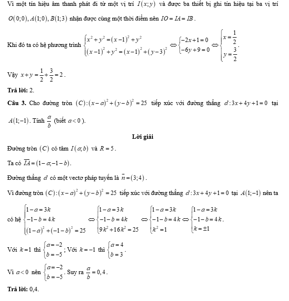 Đề kiểm tra Toán 10 Chân trời sáng tạo Chương 8 (có lời giải)