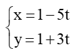 Viết phương trình tham số và phương trình tổng quát của đường thẳng trong các trường hợp sau