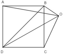 Cho hình vuông ABCD có cạnh bằng 1 và một điểm O tùy ý. Tính độ dài vectơ a = vectơ OB - vectơ OD 