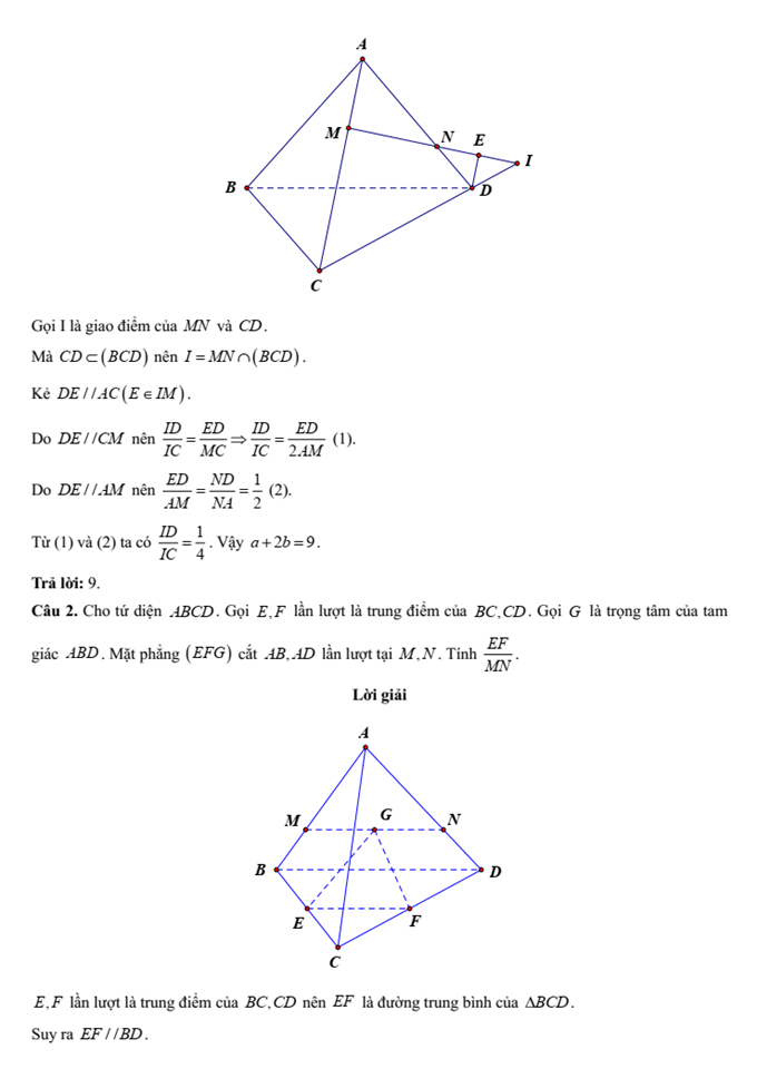 Đề kiểm tra Toán 11 Cánh diều Chương 4 (có lời giải)