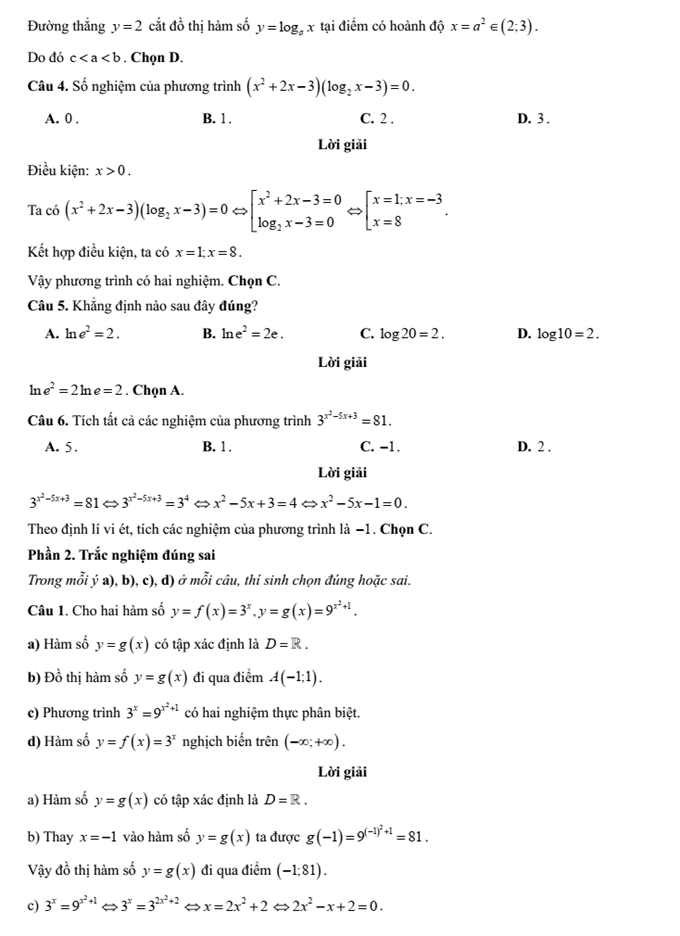 Đề kiểm tra Toán 11 Cánh diều Chương 6 (có lời giải)