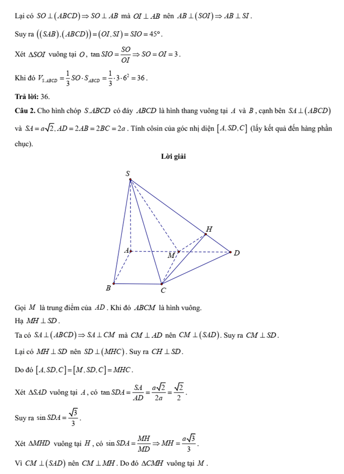 Đề kiểm tra Toán 11 Cánh diều Chương 8 (có lời giải)