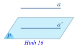 Đường thẳng và mặt phẳng song song (Lý thuyết Toán lớp 11) | Cánh diều