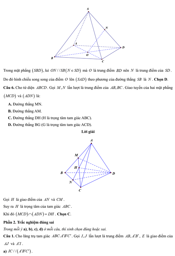 Đề kiểm tra Toán 11 Chân trời sáng tạo Chương 4 (có lời giải)