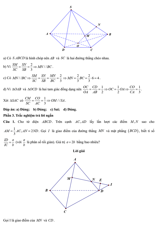 Đề kiểm tra Toán 11 Chân trời sáng tạo Chương 4 (có lời giải)