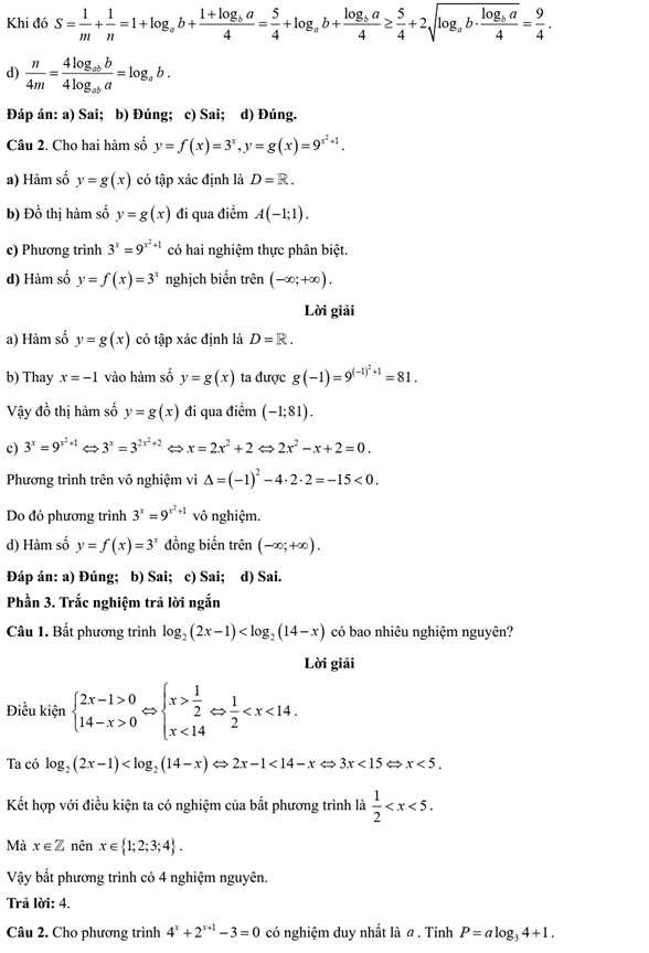 Đề kiểm tra Toán 11 Chân trời sáng tạo Chương 6 (có lời giải)