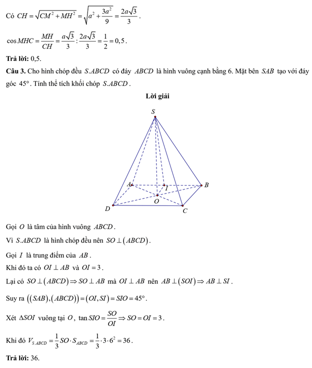 Đề kiểm tra Toán 11 Chân trời sáng tạo Chương 8 (có lời giải)