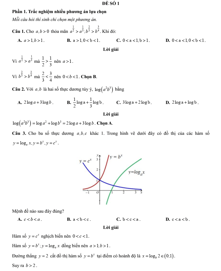 Đề kiểm tra Toán 11 Kết nối tri thức Chương 6 (có lời giải)