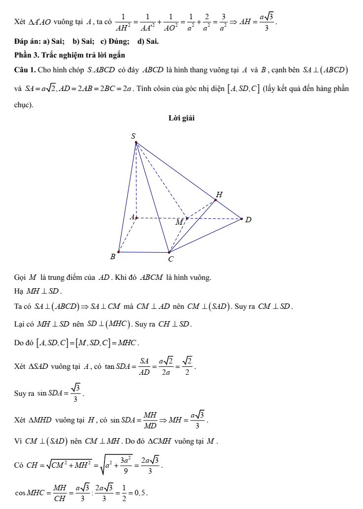 Đề kiểm tra Toán 11 Kết nối tri thức Chương 7 (có lời giải)