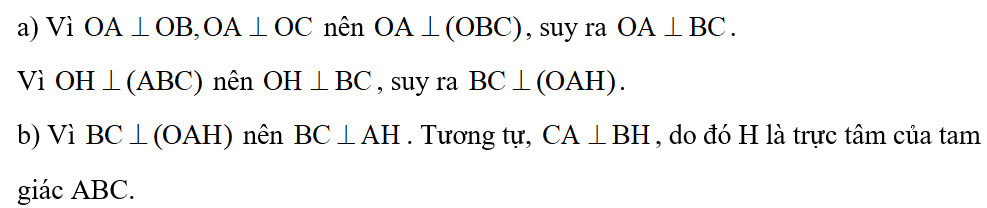 Đường thẳng vuông góc với mặt phẳng lớp 11 (Lý thuyết Toán 11 Kết nối tri thức)