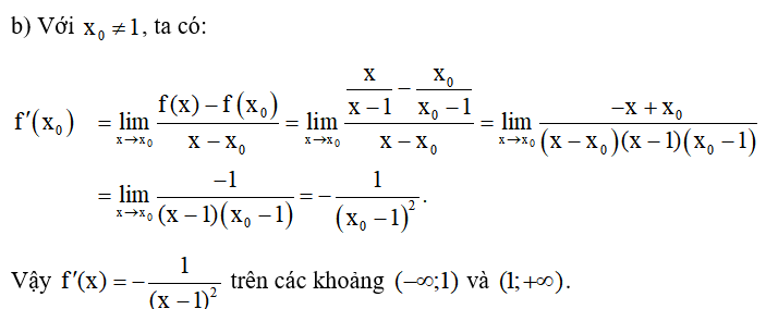 Định nghĩa và ý nghĩa của đạo hàm lớp 11 (Lý thuyết Toán 11 Kết nối tri thức)