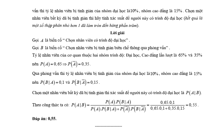 Đề kiểm tra Toán 12 Cánh diều Chương 6 (có lời giải)