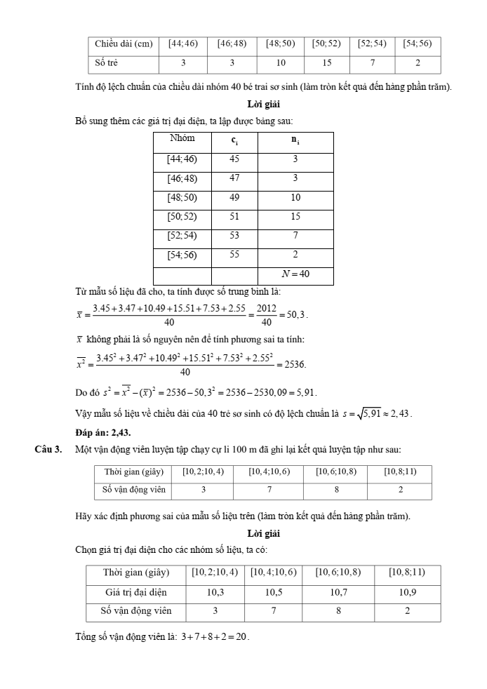 Đề kiểm tra Toán 12 Kết nối tri thức Chương 3 (có lời giải)