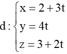 13 Bài tập Phương trình đường thẳng trong không gian (có đáp án) | Kết nối tri thức Trắc nghiệm Toán 12