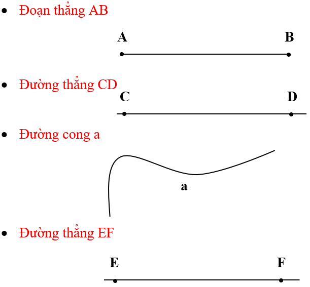 Đường thẳng – Đường cong lớp 2 (Lý thuyết + 10 Bài tập)