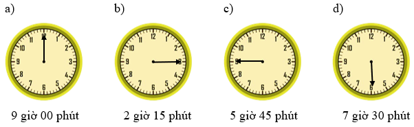 Giờ, phút, xem đồng hồ lớp 2 (Lý thuyết + 10 Bài tập)