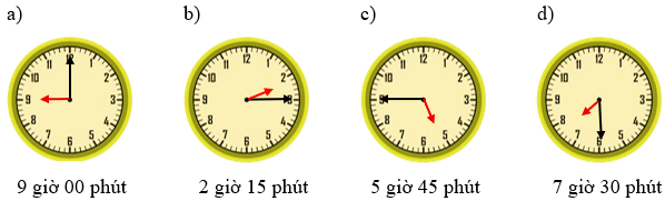 Giờ, phút, xem đồng hồ lớp 2 (Lý thuyết + 10 Bài tập)