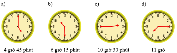 Giờ, phút, xem đồng hồ lớp 2 (Lý thuyết + 10 Bài tập)