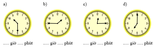 Giờ, phút, xem đồng hồ lớp 2 (Lý thuyết + 10 Bài tập)