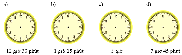 Giờ, phút, xem đồng hồ lớp 2 (Lý thuyết + 10 Bài tập)