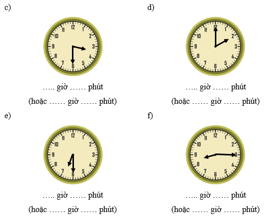 Ngày, giờ lớp 2 (Lý thuyết + 10 Bài tập)