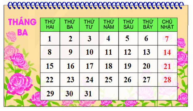 17 Bài tập trắc nghiệm Ngày – tháng lớp 2 (có lời giải) | Toán lớp 2 Kết nối tri thức