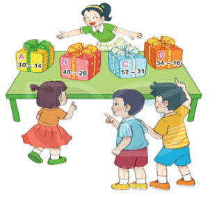 20 Bài tập trắc nghiệm Phép trừ (có nhớ) số có hai chữ số với số có hai chữ số lớp 2 (có lời giải) | Toán lớp 2 Kết nối tri thức