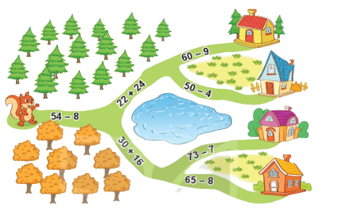 20 Bài tập trắc nghiệm Phép trừ (có nhớ) số có hai chữ số với số có một chữ số lớp 2 (có lời giải) | Toán lớp 2 Kết nối tri thức