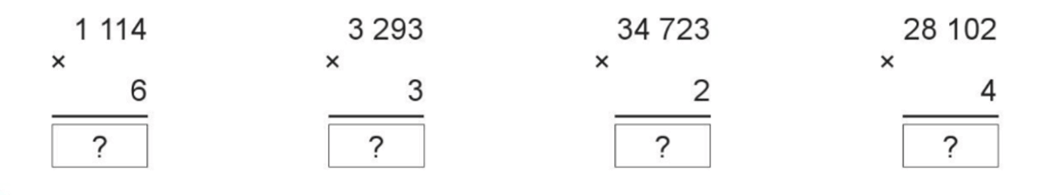 Toán lớp 3 Nhân với số có một chữ số (có nhớ) (trang 61, 62) | Cánh diều