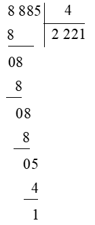 Toán lớp 3 Chia cho số có một chữ số trong phạm vi 100 000 (tiếp theo) (trang 67, 68) | Cánh diều